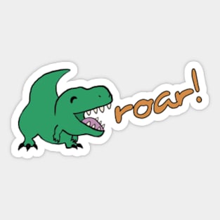 Cute Baby Dinosaur Sticker